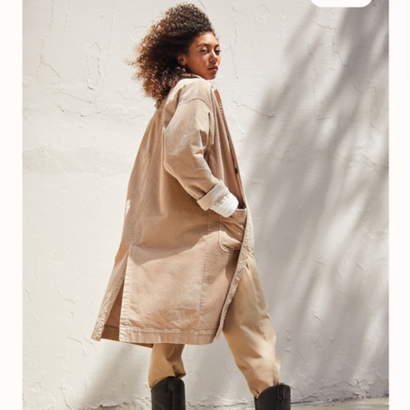 Free People Barn Jacket in Tan - Picture 2 of 5